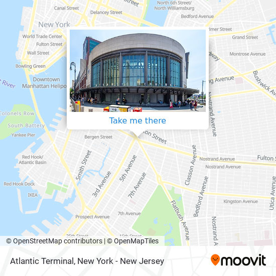Mapa de Atlantic Terminal