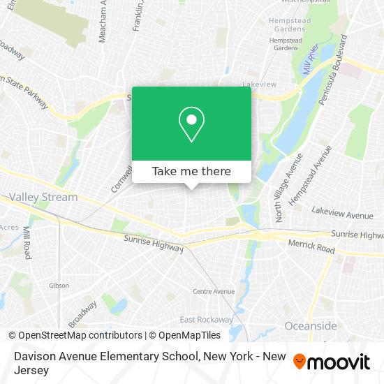 Davison Avenue Elementary School map