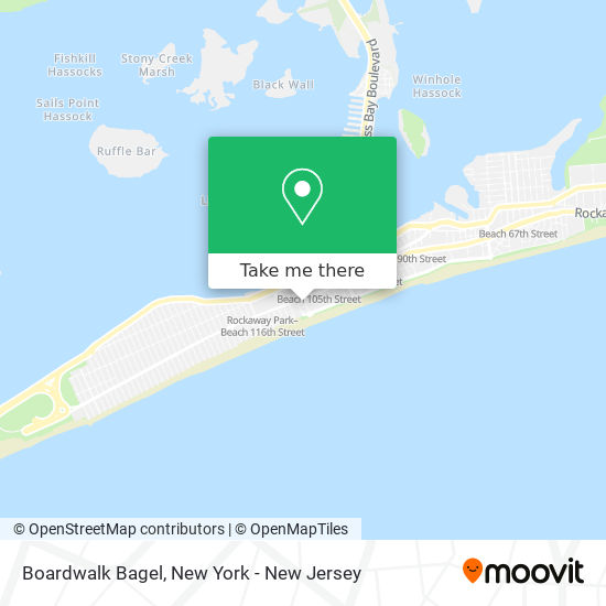 Boardwalk Bagel map