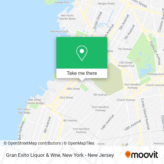 Gran Exito Liquor & Wne map