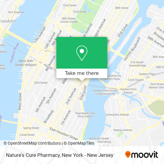 Mapa de Nature's Cure Pharmacy