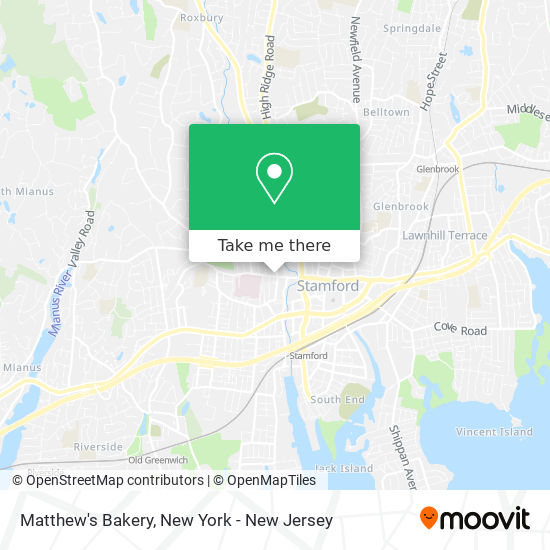 Matthew's Bakery map