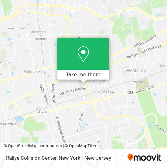 Rallye Collision Center map