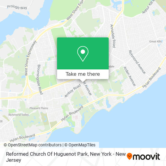 Mapa de Reformed Church Of Huguenot Park