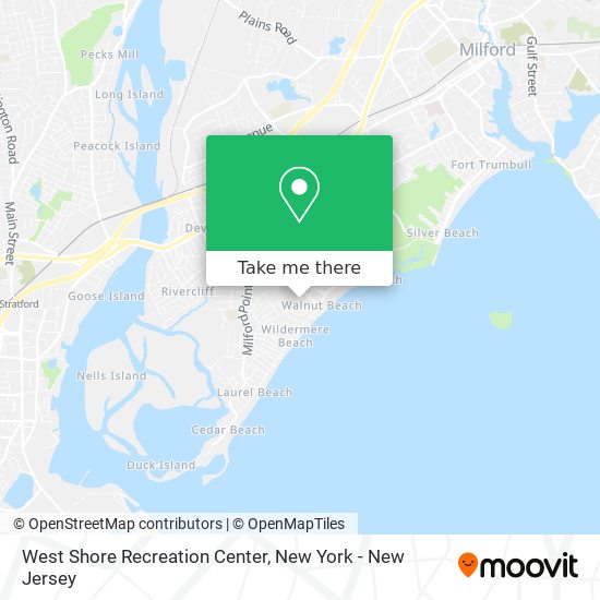 West Shore Recreation Center map