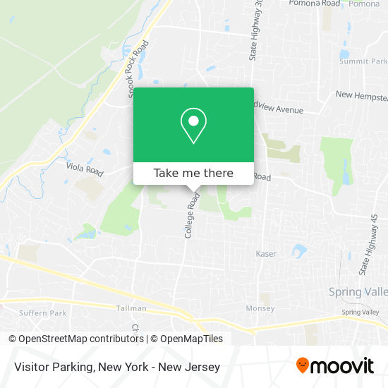 Visitor Parking map