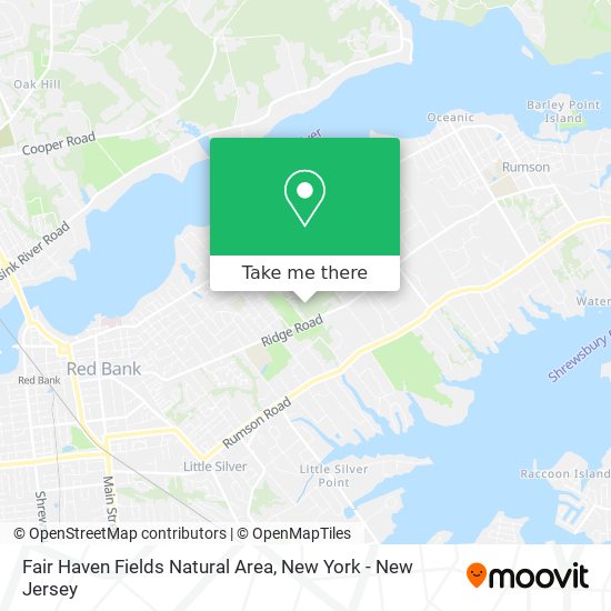 Fair Haven Fields Natural Area map