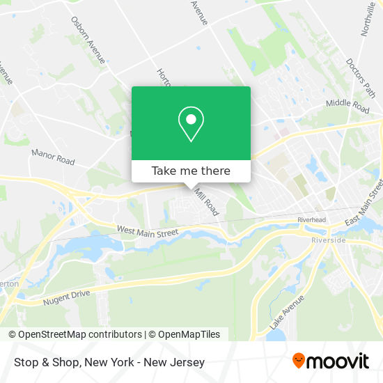 Stop & Shop map