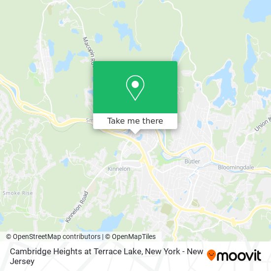 Cambridge Heights at Terrace Lake map