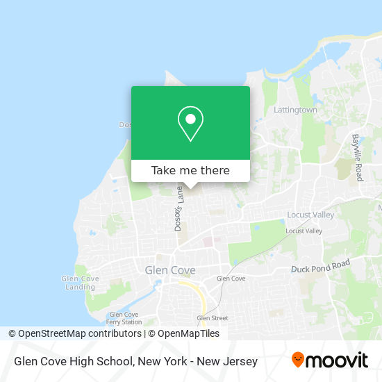 Glen Cove High School map