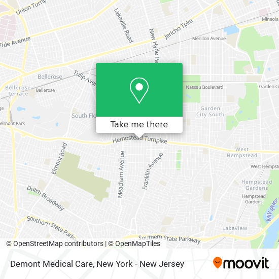 Mapa de Demont Medical Care