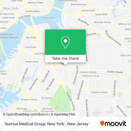 Sunrise Medical Group map