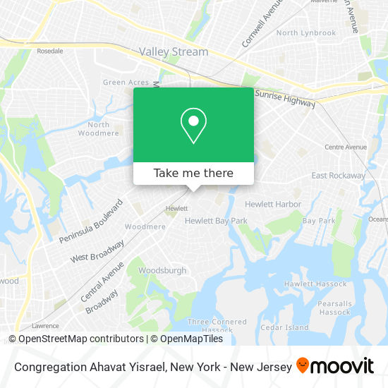 Congregation Ahavat Yisrael map