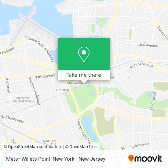 Mapa de Mets–Willets Point