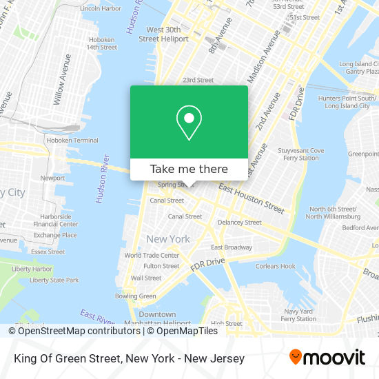 King Of Green Street map