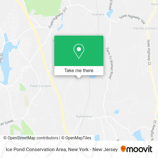 Ice Pond Conservation Area map