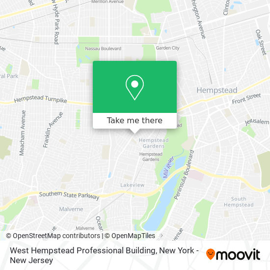 Mapa de West Hempstead Professional Building