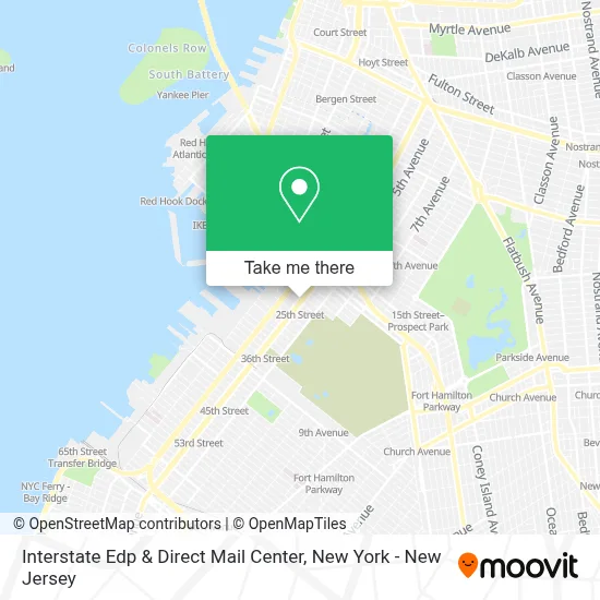 Interstate Edp & Direct Mail Center map