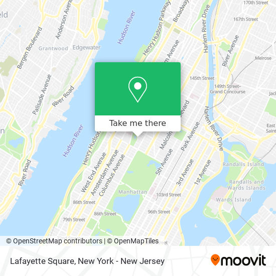 Mapa de Lafayette Square