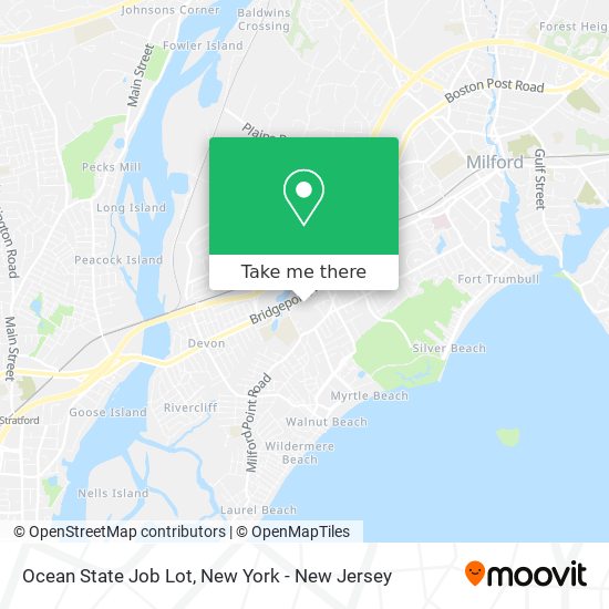 Mapa de Ocean State Job Lot