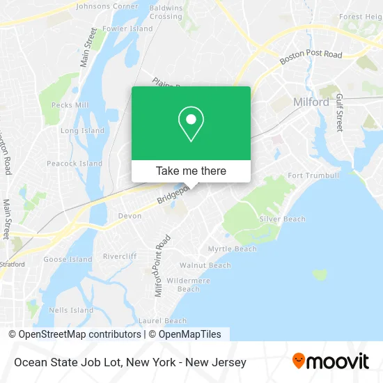 Ocean State Job Lot map
