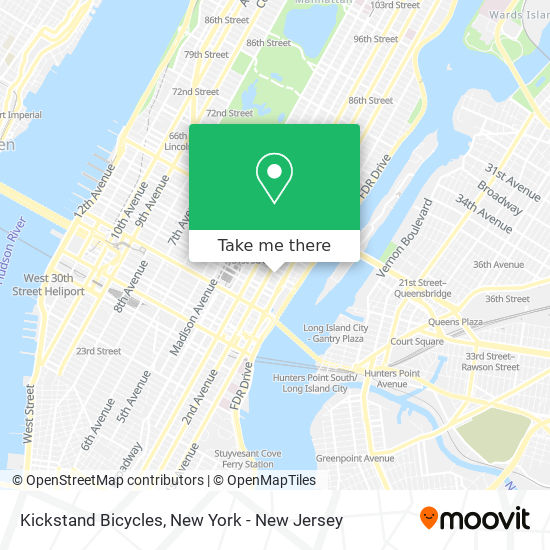 Mapa de Kickstand Bicycles