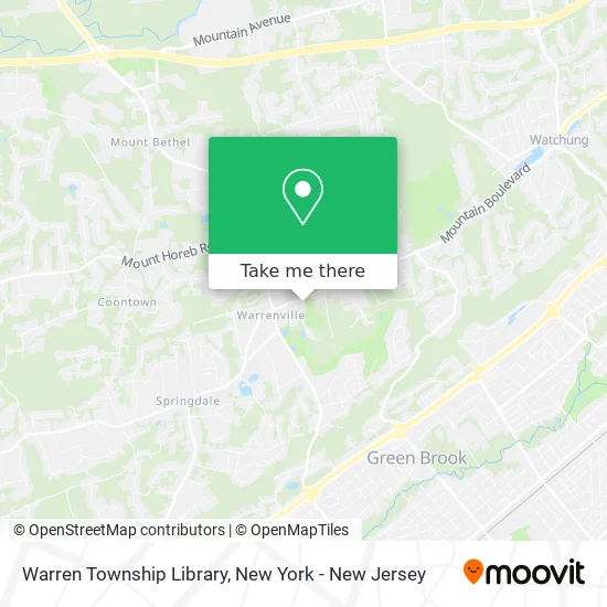 Warren Township Library map