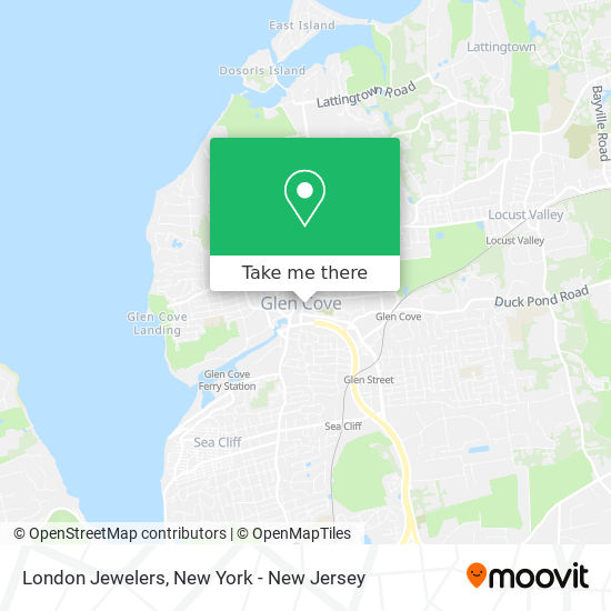 Mapa de London Jewelers