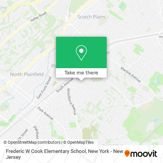 Mapa de Frederic W Cook Elementary School