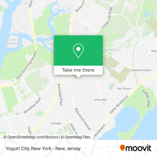 Yogurt City map