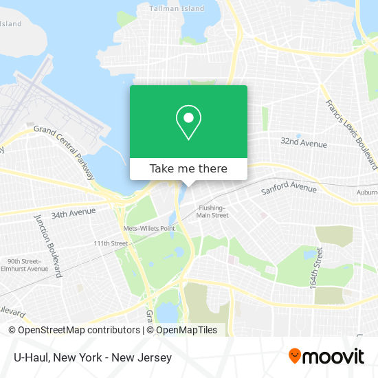 U-Haul map