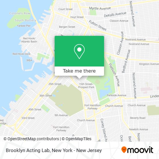 Brooklyn Acting Lab map