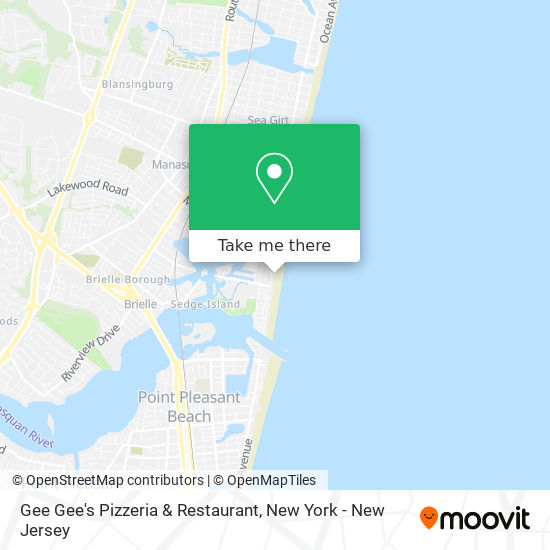 Gee Gee's Pizzeria & Restaurant map