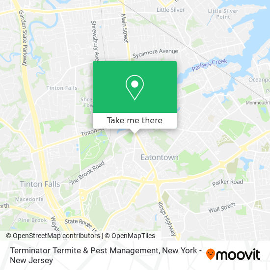 Terminator Termite & Pest Management map