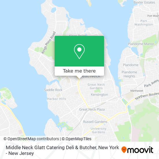 Middle Neck Glatt Catering Deli & Butcher map