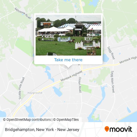 Mapa de Bridgehampton