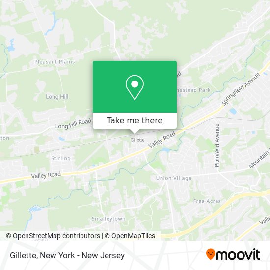 Mapa de Gillette