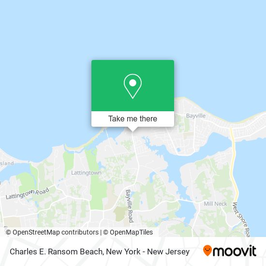 Charles E. Ransom Beach map