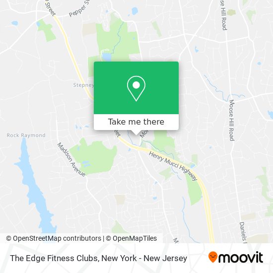 The Edge Fitness Clubs map