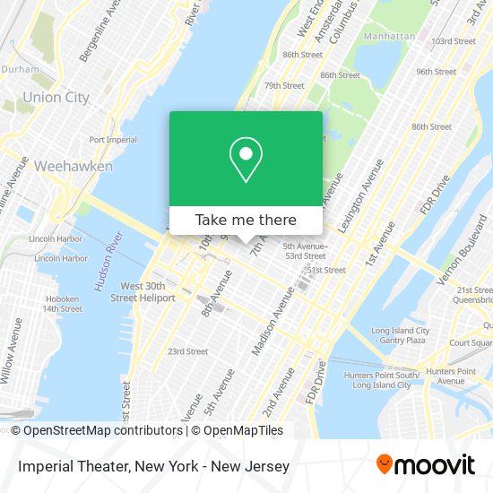 Imperial Theater map