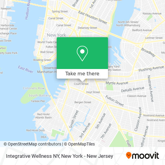 Integrative Wellness NY map