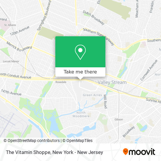 The Vitamin Shoppe map