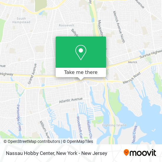 Nassau Hobby Center map
