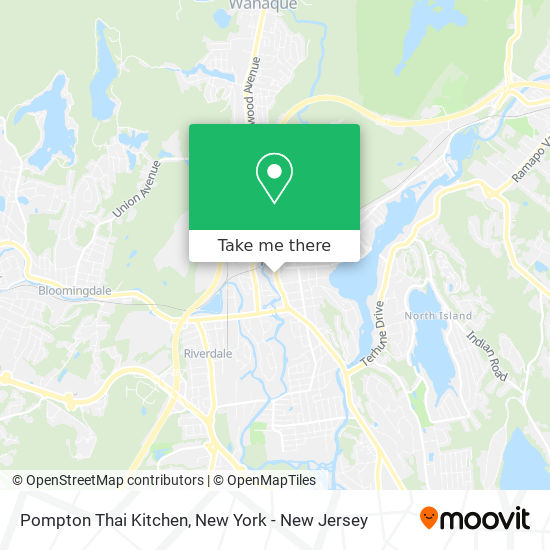 Mapa de Pompton Thai Kitchen