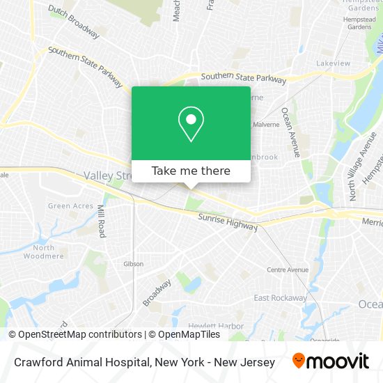 Crawford Animal Hospital map