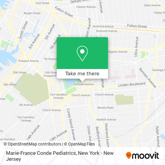Marie-France Conde Pediatrics map
