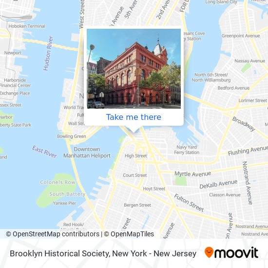 Mapa de Brooklyn Historical Society