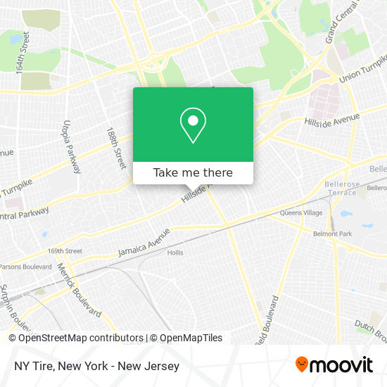 NY Tire map