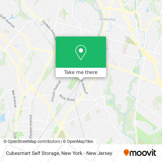 Cubesmart Self Storage map