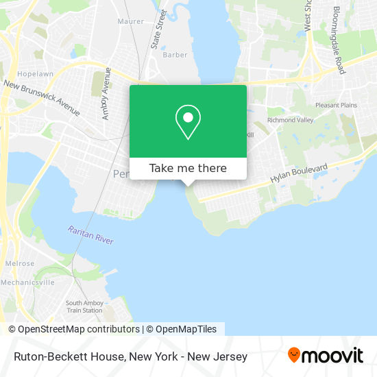 Ruton-Beckett House map